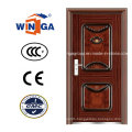 High Quality Iron Metal Security Steel Door (W-S-111)